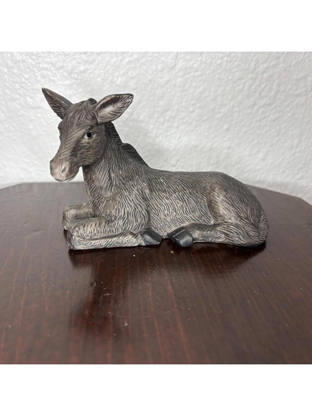 Resting Donkey Mule Kirkland Signature Nativity Replacement Porcelain 75177